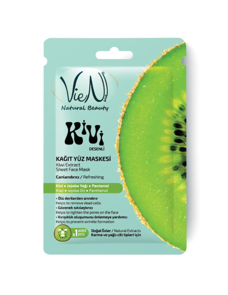 Pleťová maska s extraktom z kiwi