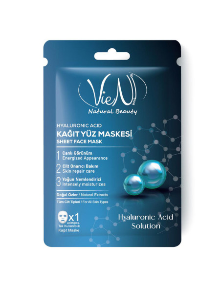 Pleťová maska - KYSELINA HYALURONOVÁ